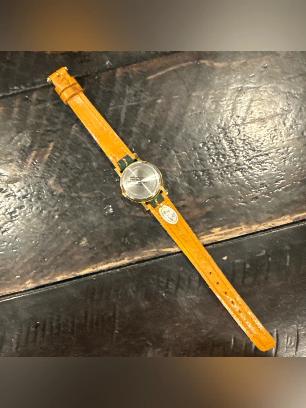 Vintage 80s 90s Ronica Quartz Ladies Watch Baseball Needs Battery Not Tested
